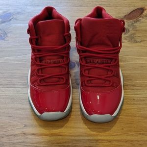 Unisex Red Jordan 11
